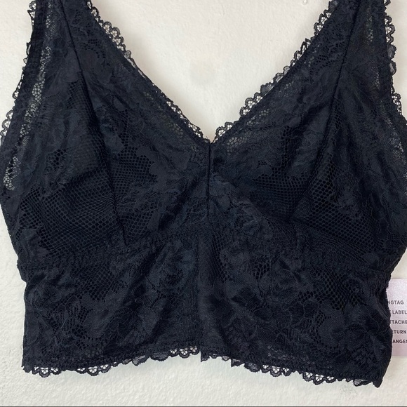 New SAVAGE X FENTY Black Floral Lace Bralette 1X - Picture 5 of 10
